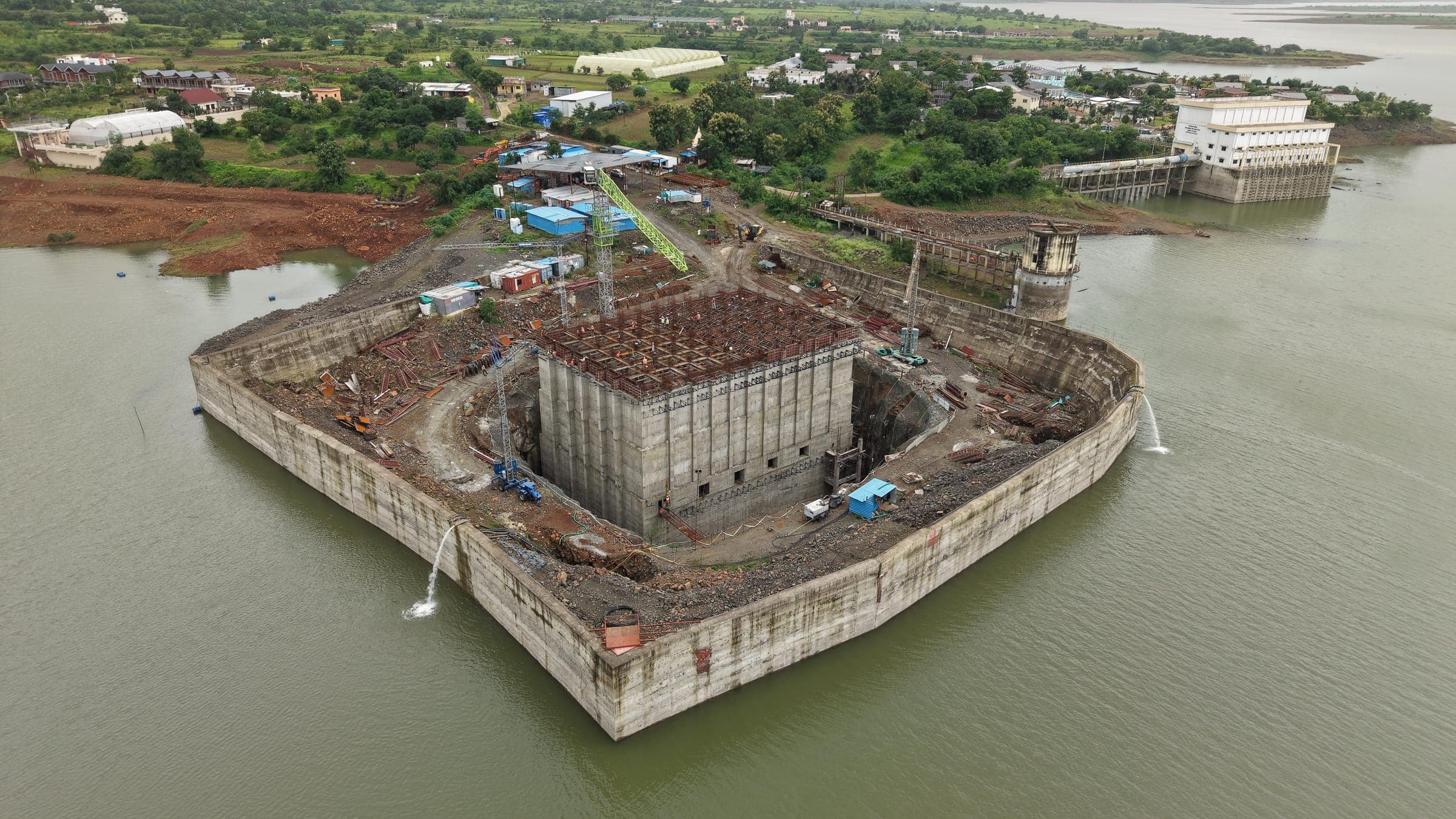 Designing & Constructing 167 MLD – Head-work at Bhama Askhed Dam, Pimpri Chinchwad, Maharashtra